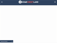 Tablet Screenshot of homesweetland.com